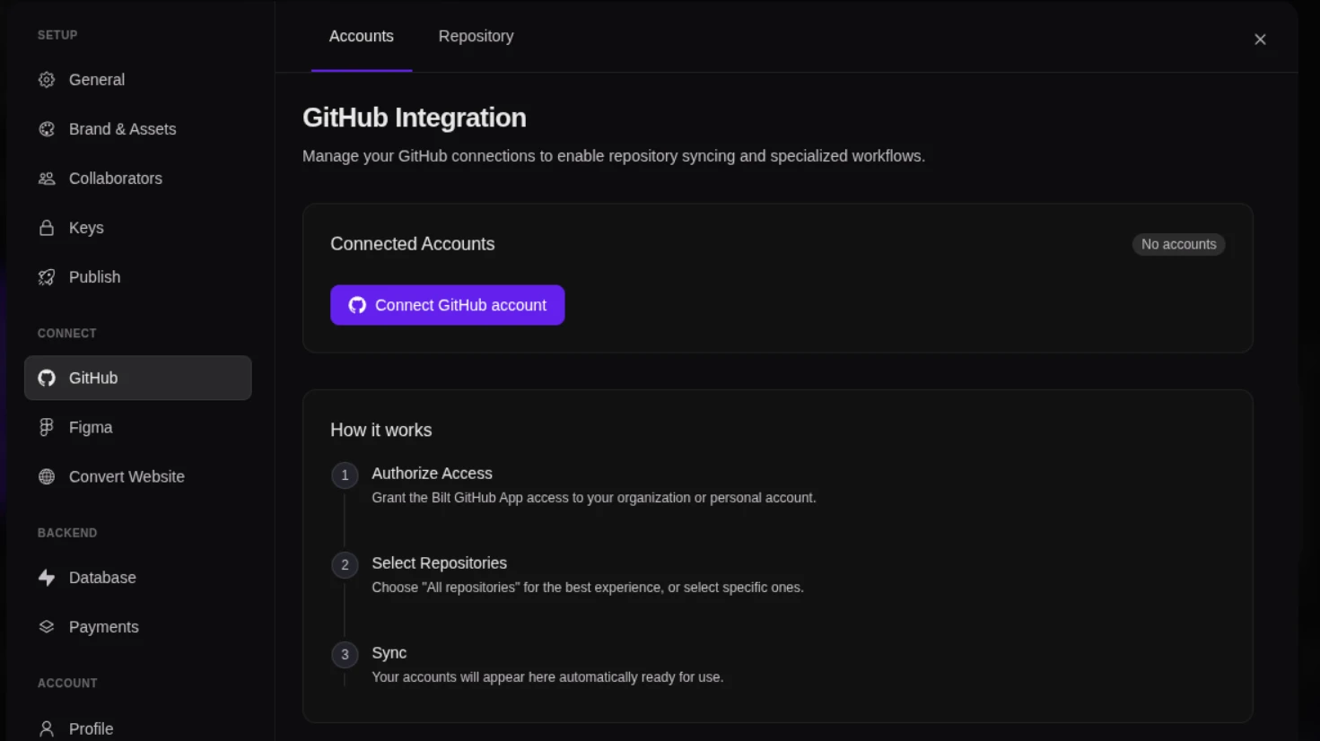 Bilt source code export options