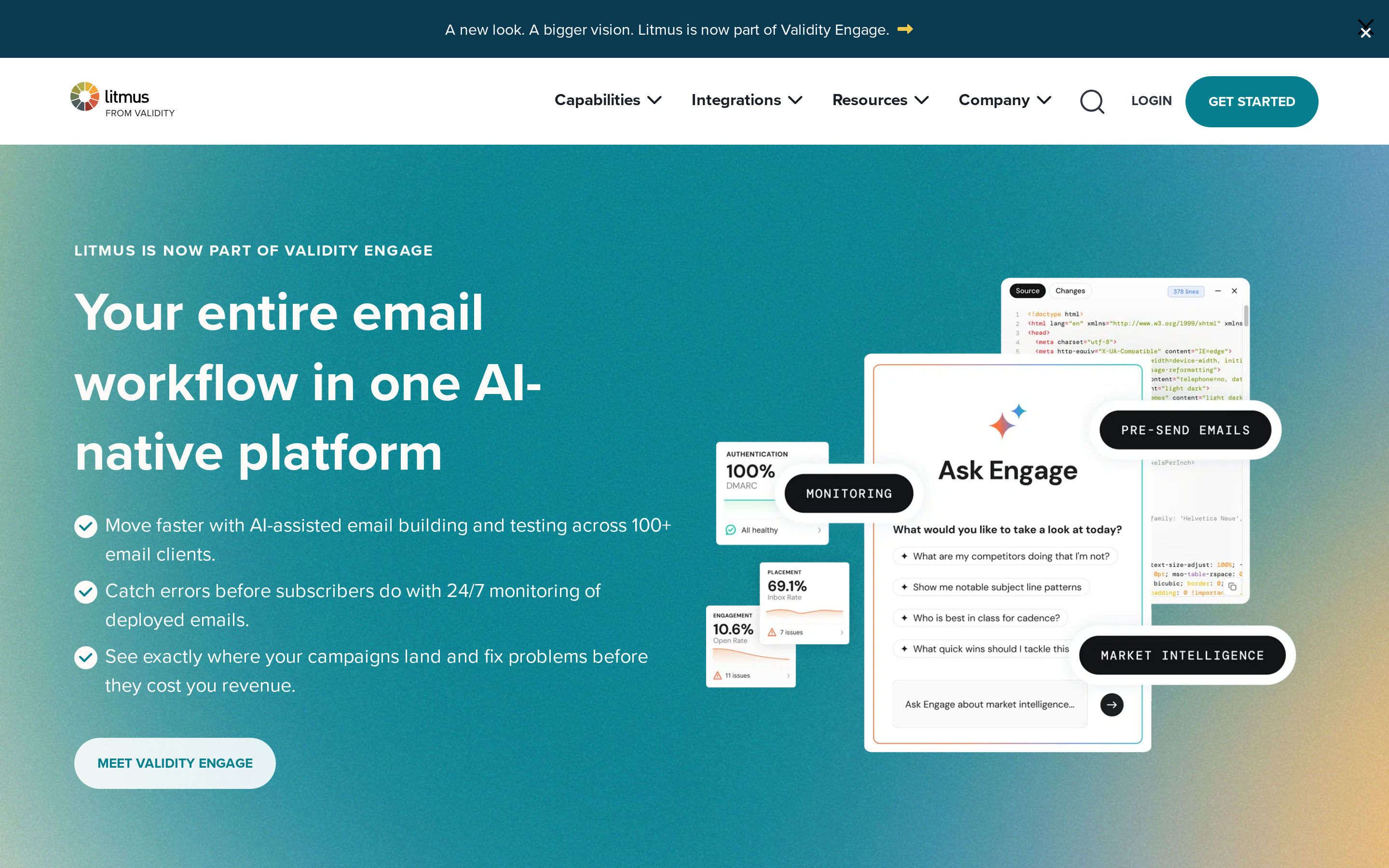 Litmus testing email rendering, collaboration, and campaign quality before send