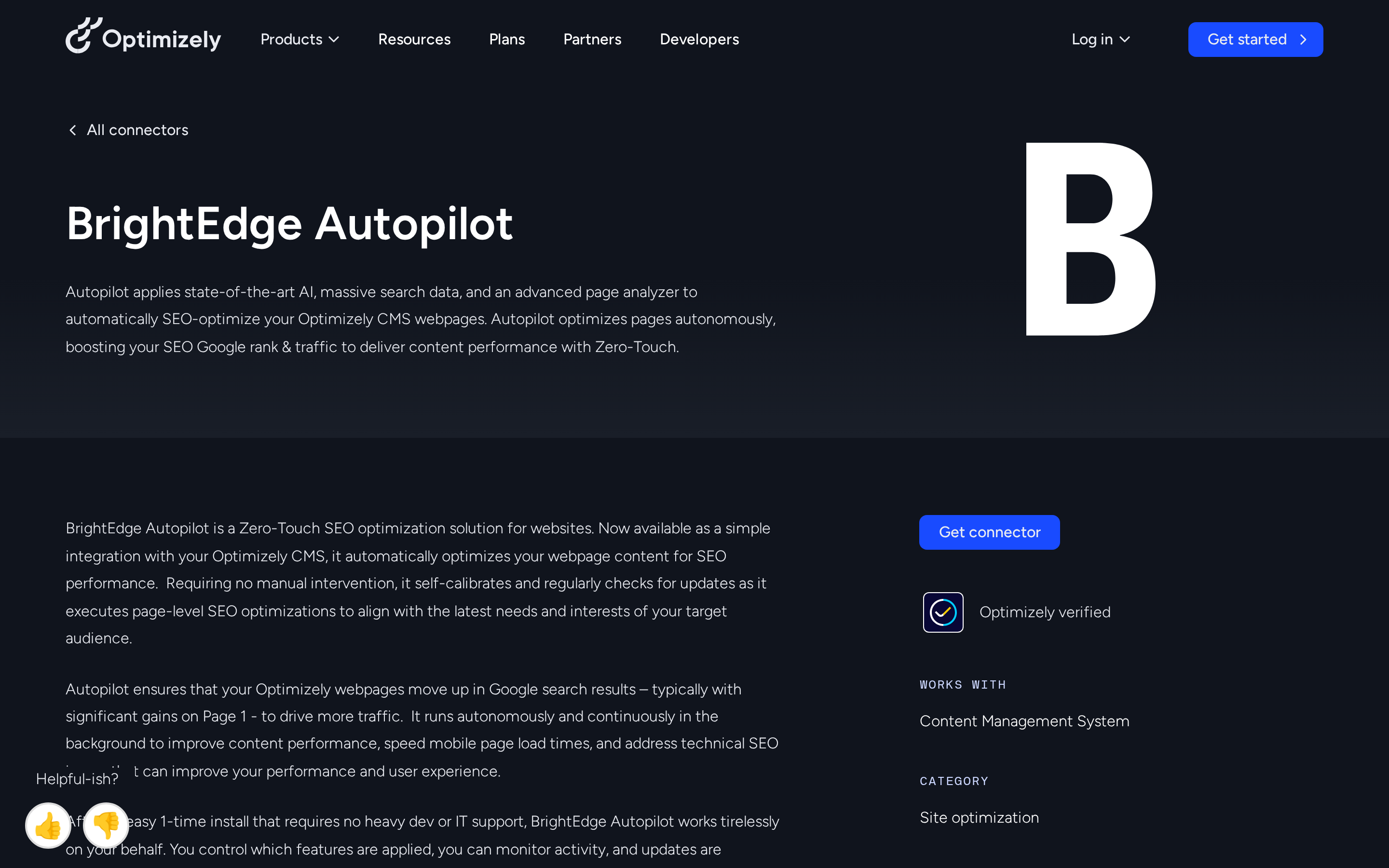 BrightEdge Autopilot zero-touch SEO engine for structural and on-page optimization