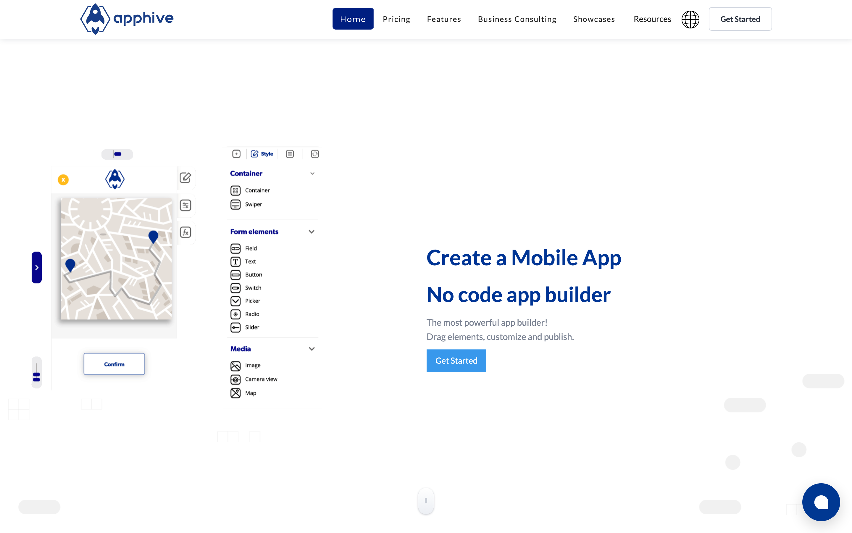 Apphive landing page