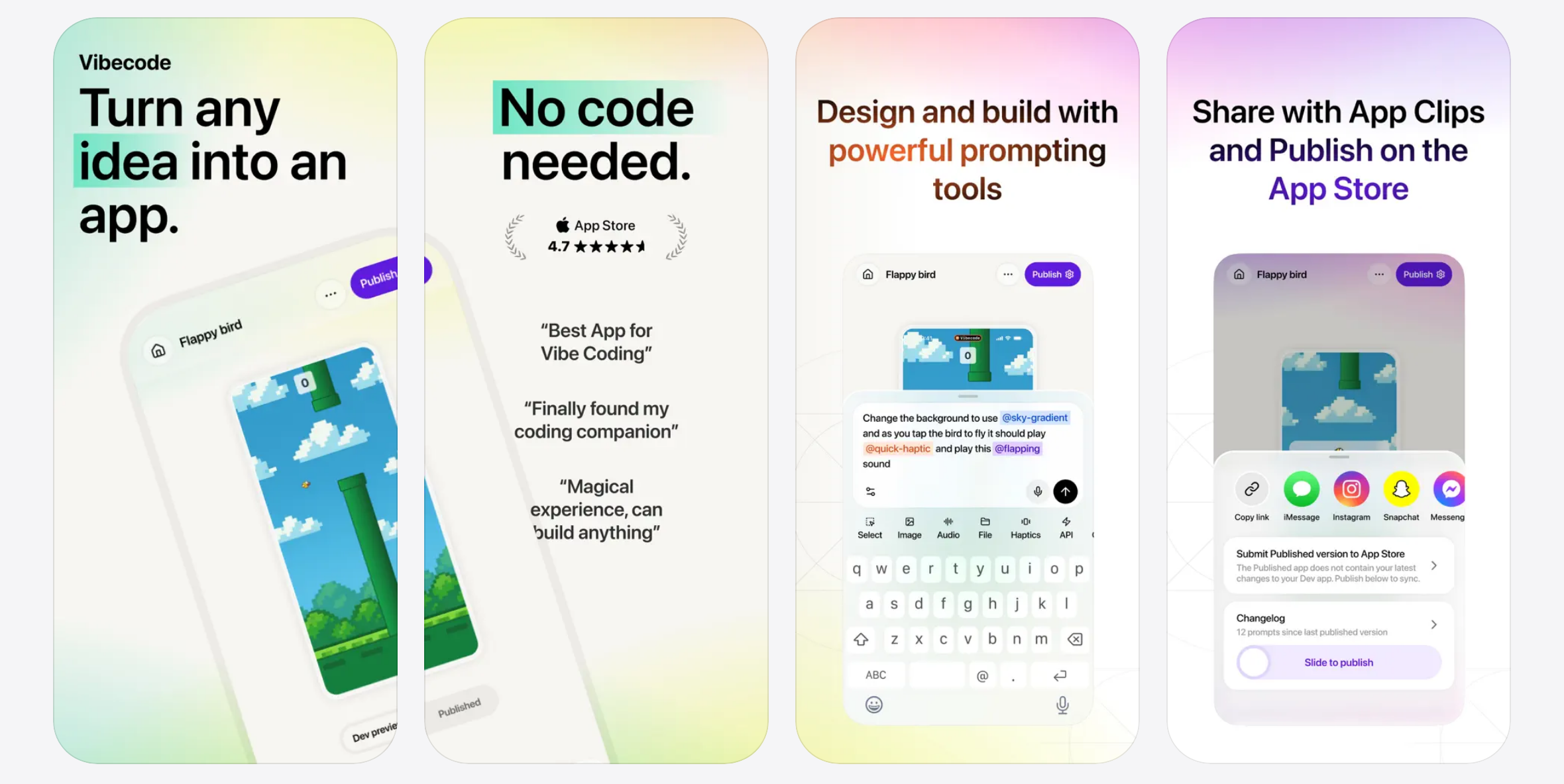 Vibecode landing page