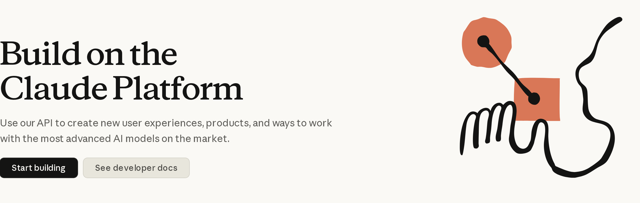 Anthropic API platform for testing Claude requests and managing developer access