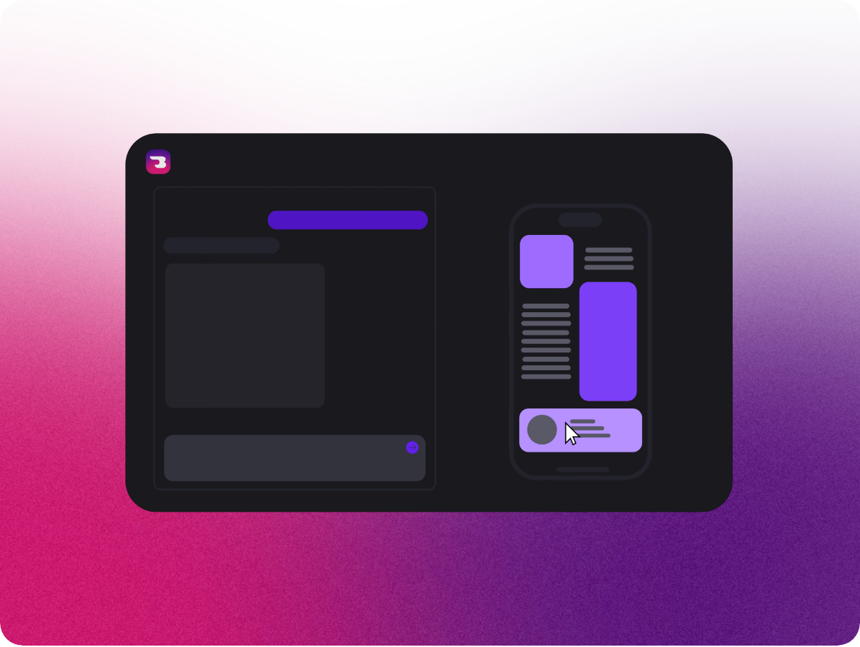 Bilt.me AI-native mobile app generation from a plain-English idea