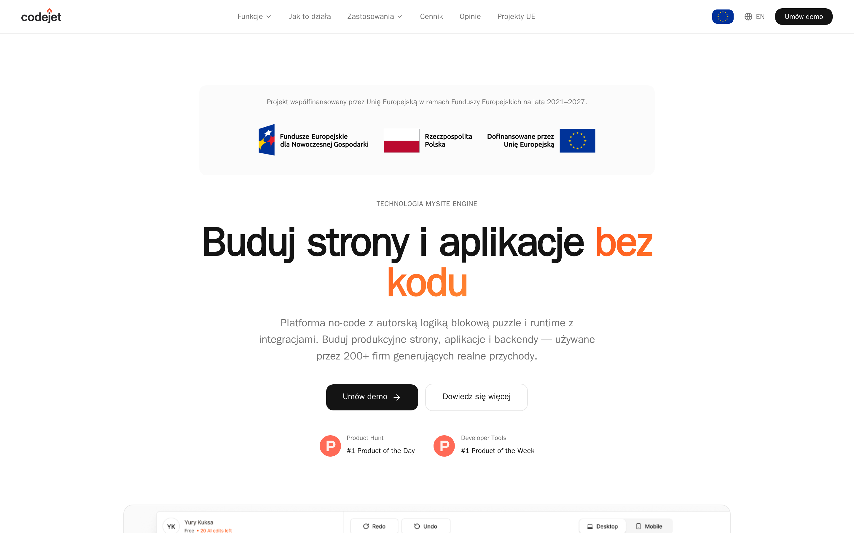 Codejet converts Figma designs into web code with backend support