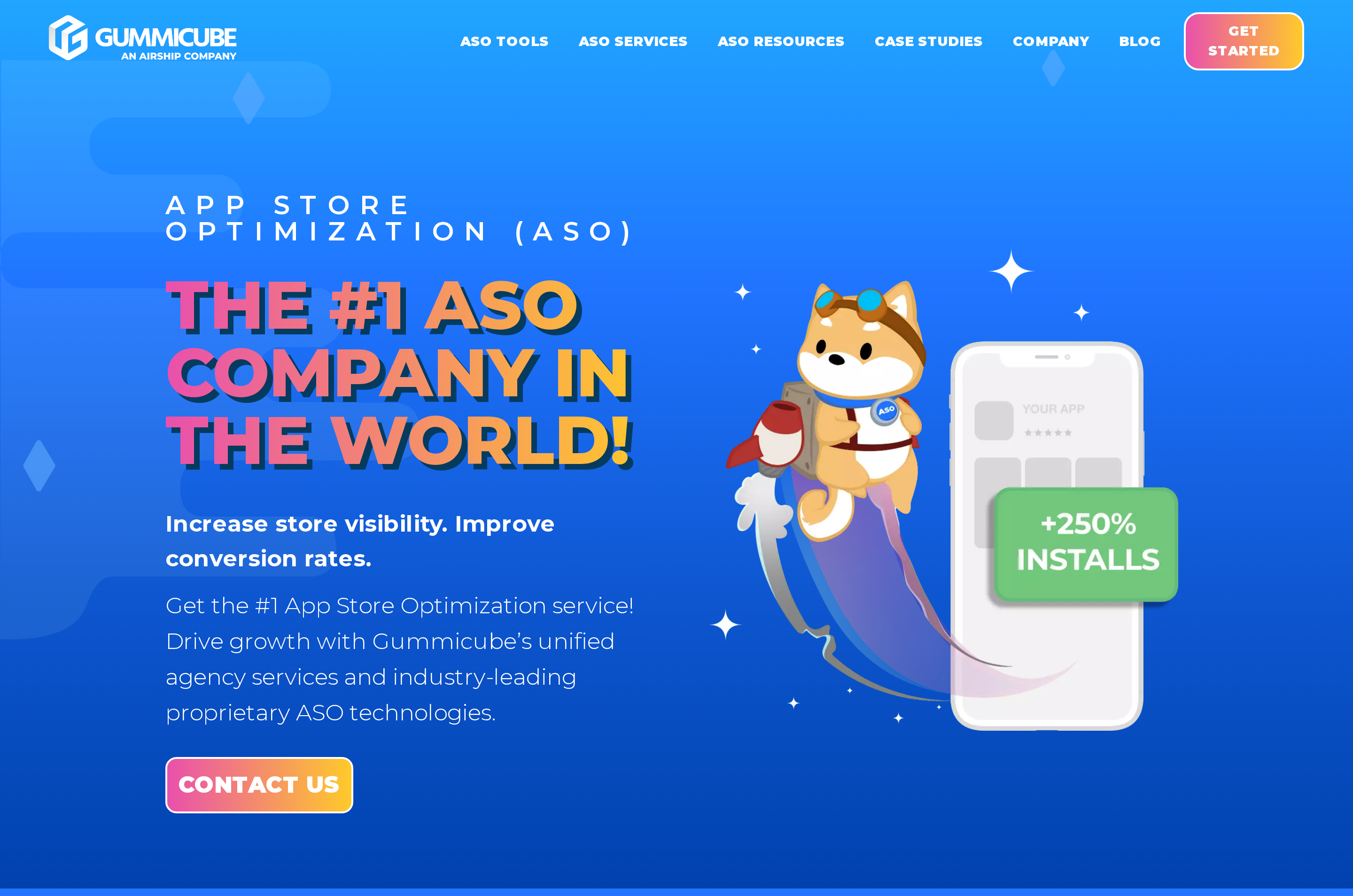 Gummicube managed app store optimization and creative testing services