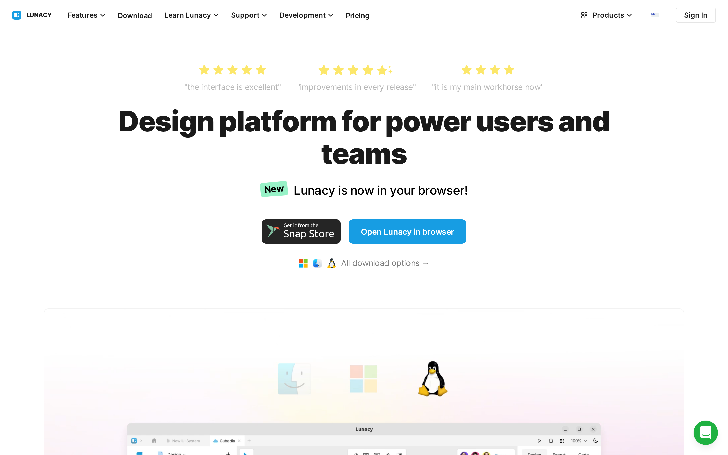 Lunacy free desktop UI design with offline Sketch file support