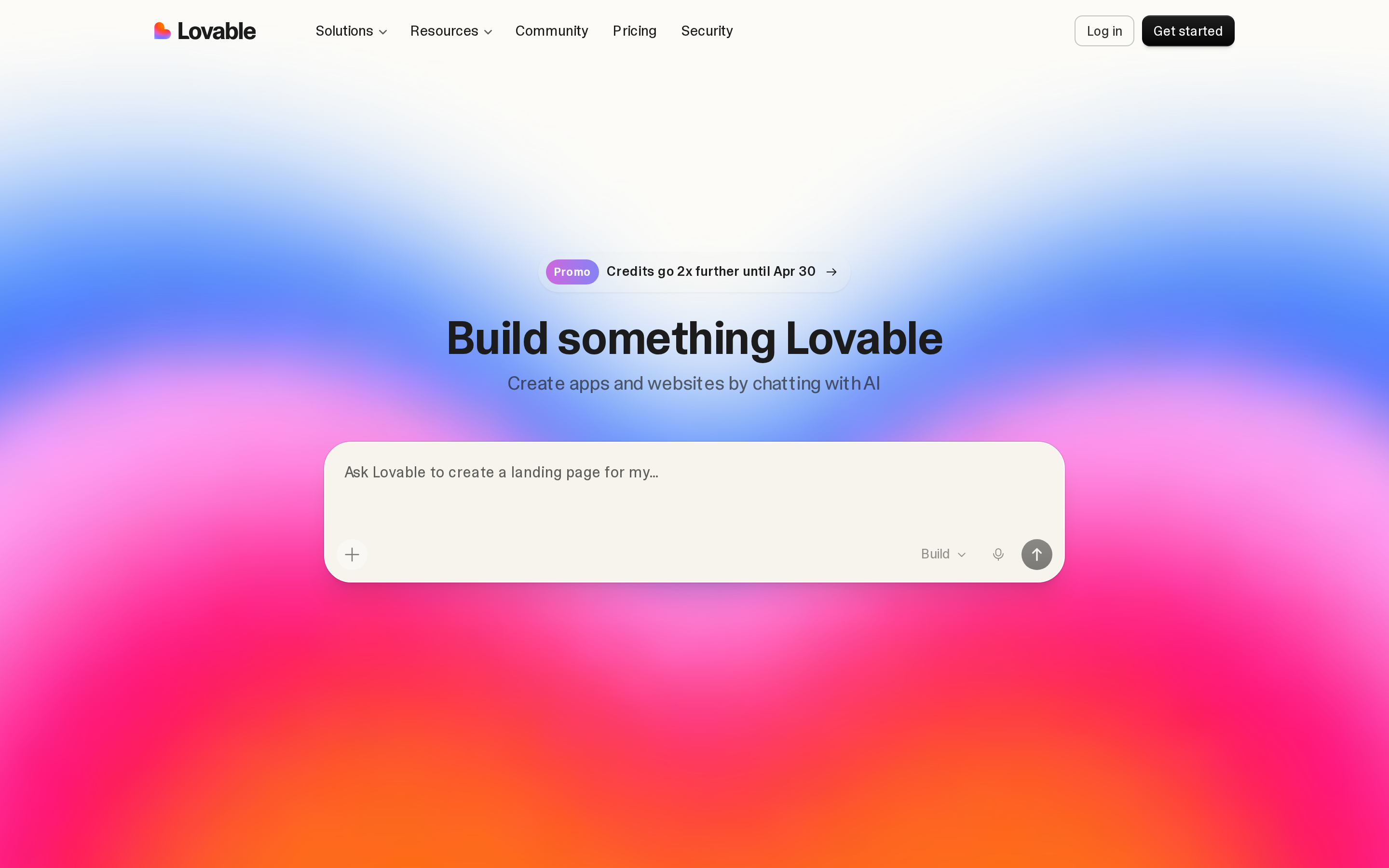 Lovable AI full-stack web app builder with React code editor and preview