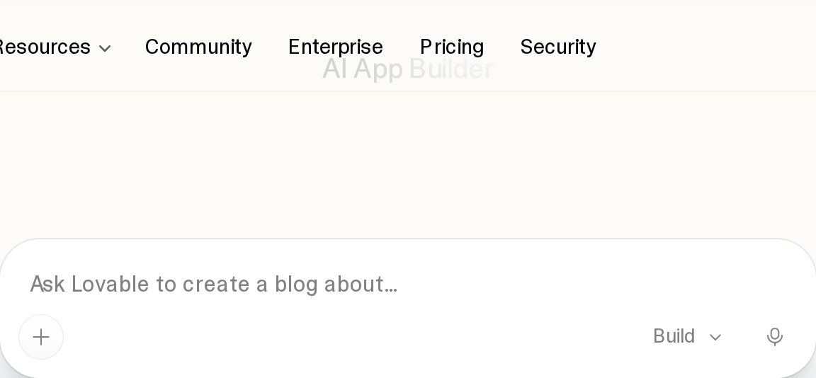 Lovable chat-led builder for rapid full-stack web apps