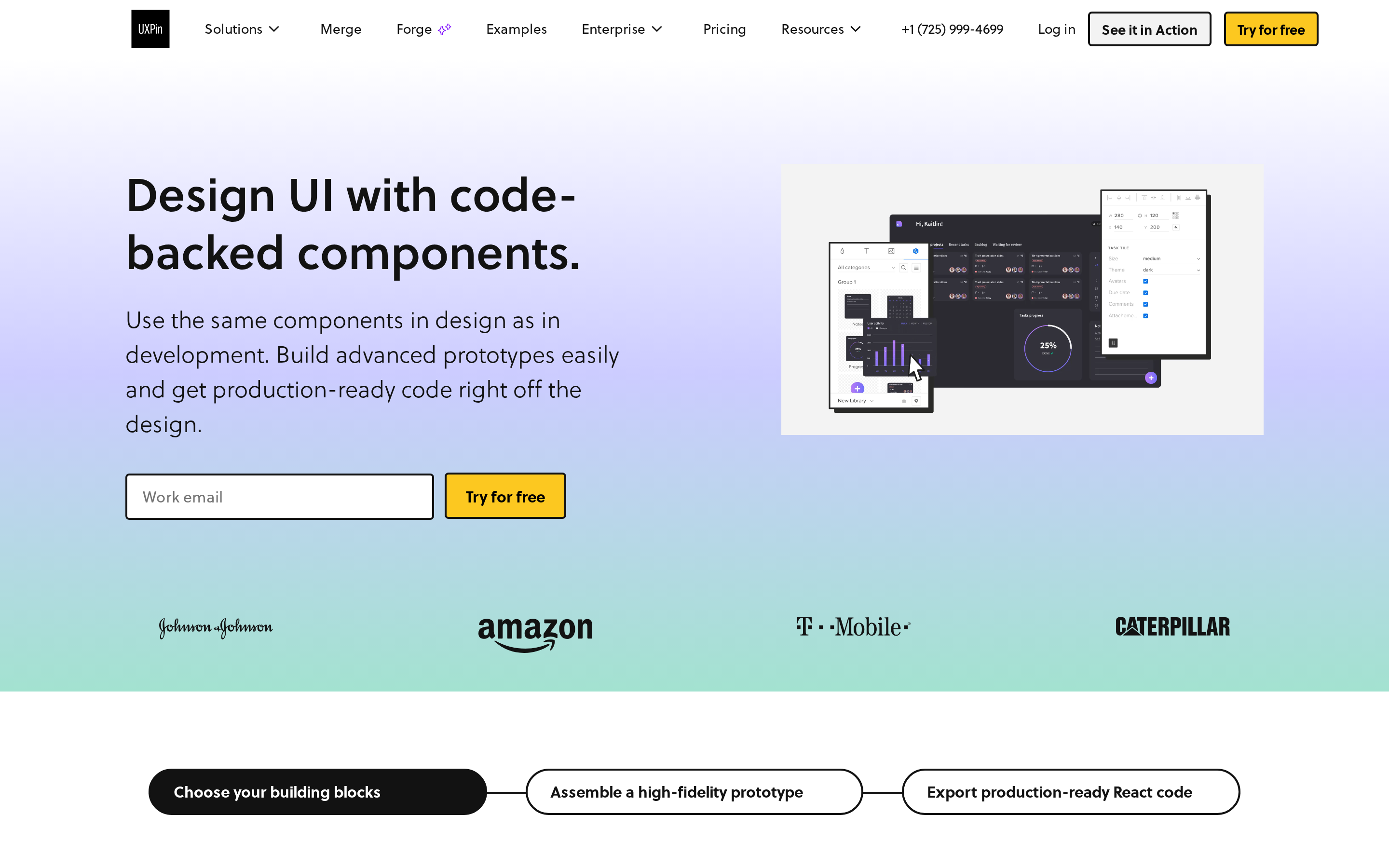 UXPin code-backed prototyping for React component design systems